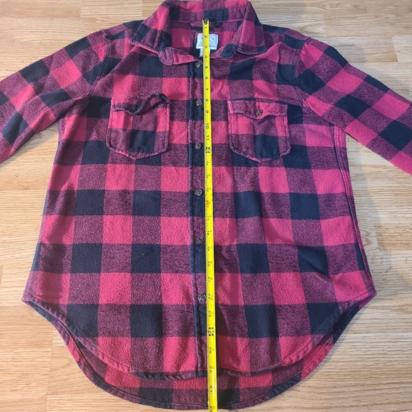 SWS Women's Lumberjack Cabincore Boyfriend Button-down Shirt size S - Picture 10 of 12